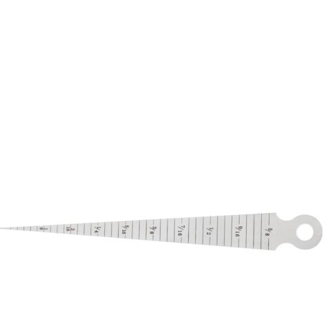 Jauge conique 1‑15mm CB02 en acier inoxydable pour mesure de trous métriques et pouces