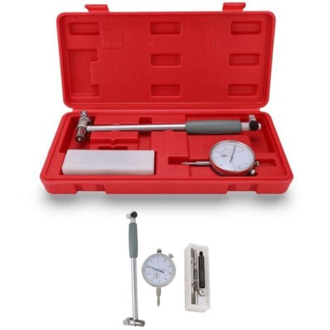 Jauge D'aléSage, Indicateur de DiamèTre de 50 à 160 Mm, Outils Industriels Jauge D'aléSage à Cadran Kit D'outils de Cylindre de Moteur de Mesure, PréCision de Niveau 0,01 Kit D'outils de Cylin