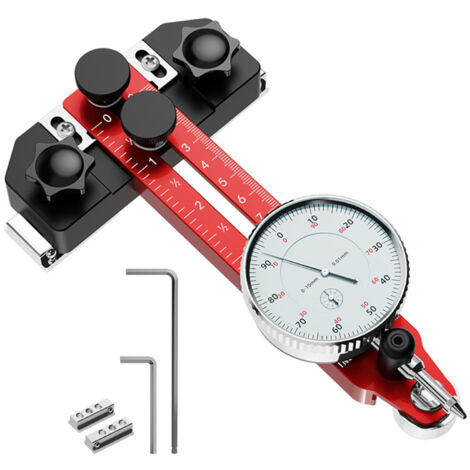 Jauge d'alignement de scie de Table, calibrateur, indicateur à cadran, Guide de gabarit à déchirure fine, accessoires, outil pour le travail du bois 0-120mm réglable
