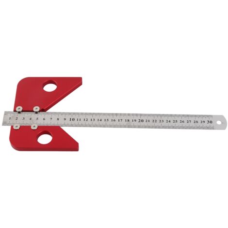 Jauge de Centrage pour Bois avec Scribe à 45° et Positionneur Aluminium