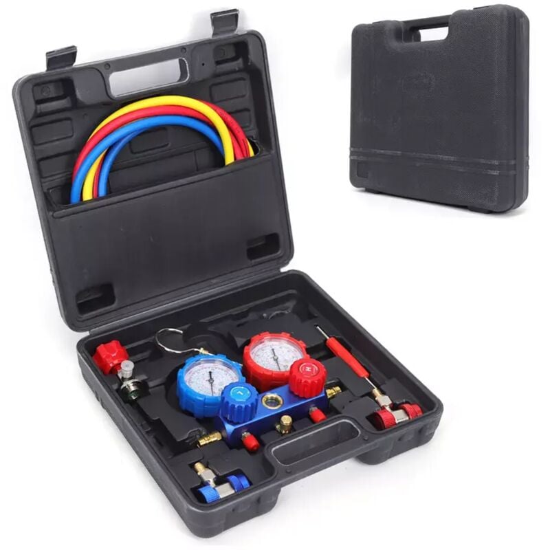 Jauge de climatisation pour kit de montage d'assistance à 2 voies pour R134a R22 R12 R404A R410A R502