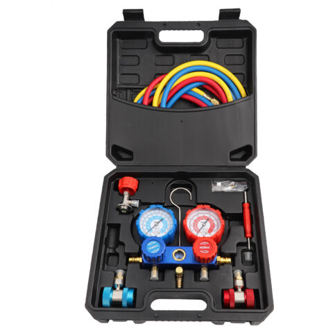 Jauge de collecteur R134a, artisanat raffiné, bonne expérience utilisateur, haute praticité, forte compatibilité pour l'extérieur