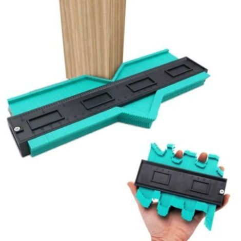Jauge de contour 250 mm - Copieur de forme verrouillable - Pour découper des contours irréguliers à partir de modèles