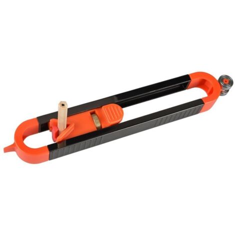 Jauge de Contour Avec Serrure, Règle de Traçage de Profil avec Crayon, Jauge de Duplication de Contour pour copier avec précision la forme irrégulière, Règle de Contour pour Travail du B