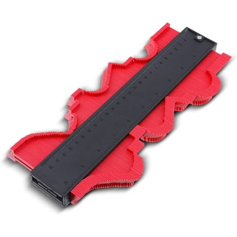 Jauge de contour, couteau de contour, jauge de duplication, duplicateur de stratifi�� pour emballer des tuyaux, outil de marquage du bois, copieur de profil avec ��chelle, compteur de contour irr��gul