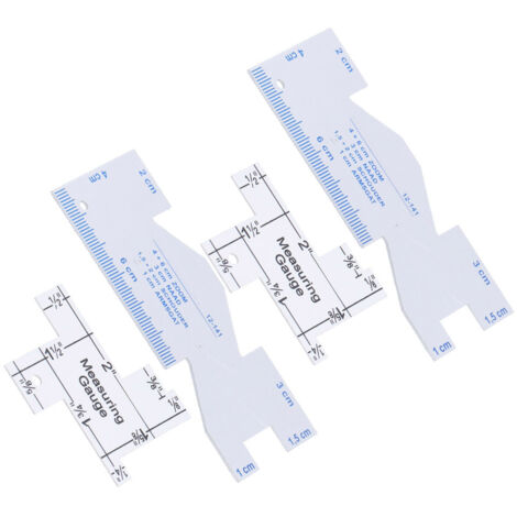 Jauge de couture en aluminium pour patchwork et travaux de précision, outil de mesure pour tailleur