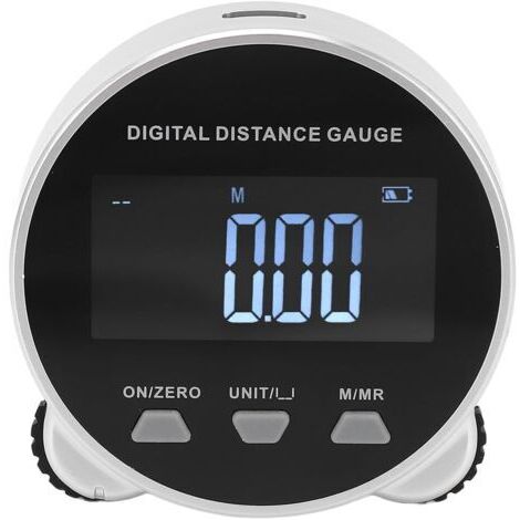 Jauge de Distance Numérique 0-199,999 mètres / 0-656,2 Pieds, Ruban à Mesurer Numérique Rechargeable, écran LCD, Outil de Mesure électronique de Roulement Longue Distance