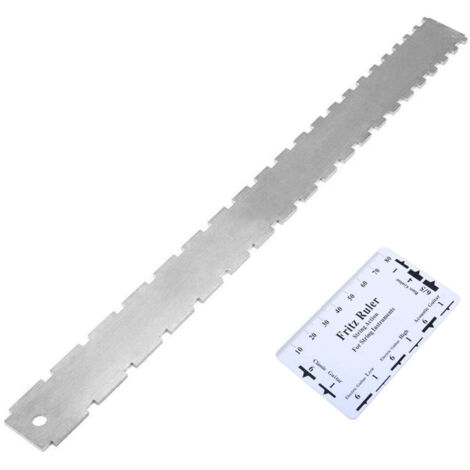 Jauge de hauteur de cordes pour guitare, règle de mesure d'action et de manche