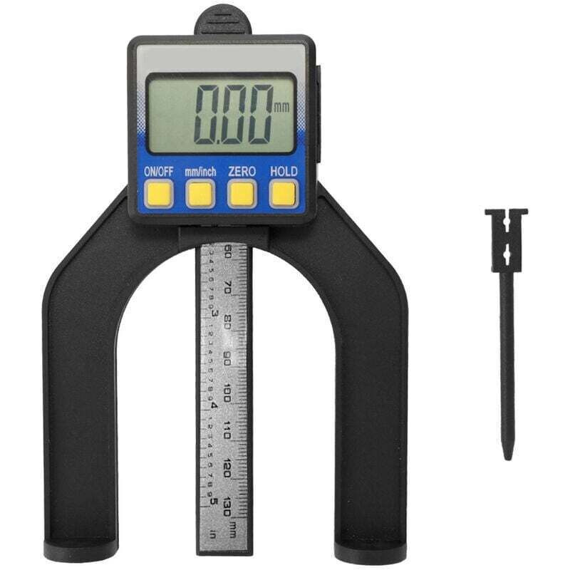 Image of jauge de hauteur électronique numérique pour scie à table de travail du bois