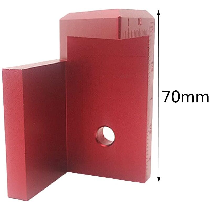 Jauge de marquage du bois - Jauge de marquage centrale à 45 degrés - Jauge de marquage pour mesure