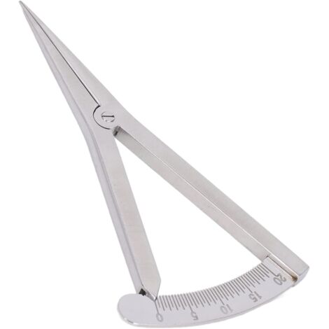 Jauge de Marquage en Cuir Réglable Mini Outil de Presse de Bord Diviseurs de Ressort pour Bricolage en Cuir Artisanat Pas de Travail(Autobloquant)