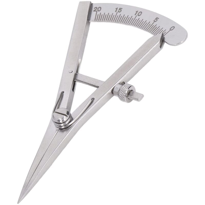 Jauge de Marquage Réglable en Acier Inoxydable pour le Travail du Bois, Dispositif de Mesure incliné en Métal, Règle Rotative Adaptée aux Projets de