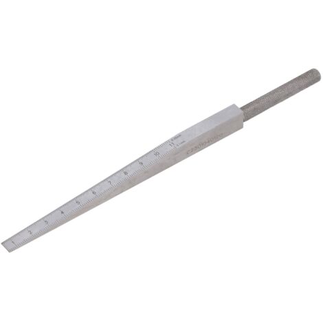Jauge de Mesure de Trous à Double Échelle en Acier Inoxydable, Calibre Conique pour Soudure 0.5‑11mm