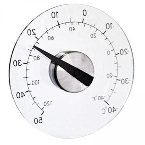 Jauge de mesure étanche, thermomètre et hygromètre pour serre, fenêtre extérieure, jardinThermomètre à fenêtre transparent collé sur verre