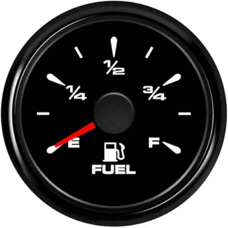 Jauge de Niveau de Carburant, Affichage Numérique à led 1/2 e-f 3/4E-F 52 mm 0-190 ohm 240-33ohm