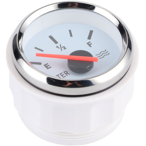 Jauge de Niveau d'eau, Indicateur de Niveau d'eau Haute Performance pour Camping-cars pour Camions pour Générateurs pour Navires (WHITE)