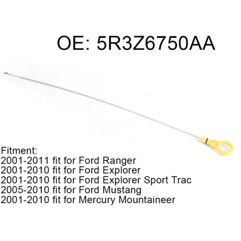 Jauge de Niveau d'Huile 5R3Z6750AA pour Ford - Dipstick de Mesure d'Huile Moteur