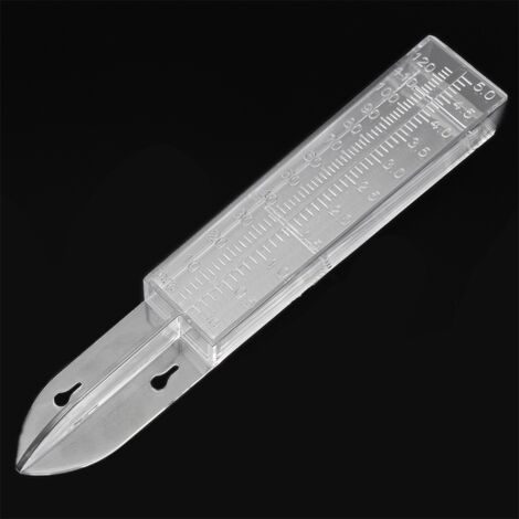 Jauge de pluie 120 ml avec double échelle en plastique pour extérieur