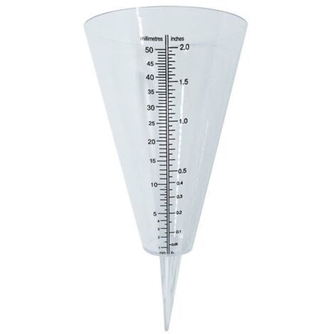 Jauge de pluie pour surveiller les niveaux de pluie avec échelle facile à lire, le pluviomètre d'extérieur parfait pour votre jardin