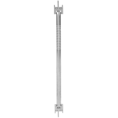 Jauge de positionnement dentaire ajustable pour attaches orthodontiques - Instrument de mesure de hauteur
