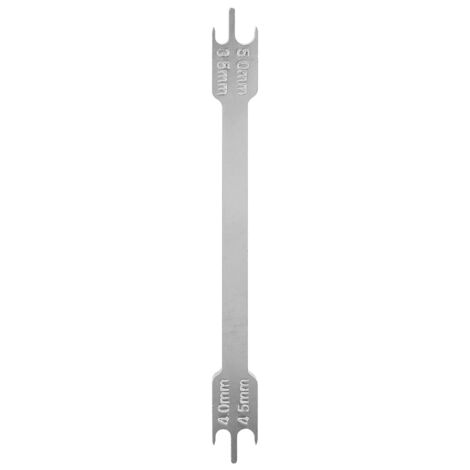 Jauge de positionnement pour brackets orthodontiques en acier inoxydable professionnelle