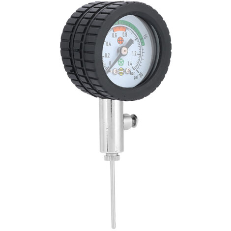 Jauge de Pression d'Air en Acier Inoxydable pour Ballons de Sport