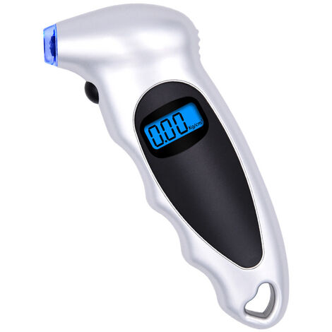 Jauge de pression des pneus manomètre numérique avec grand écran LCD pour voitures, VUS, camionnettes, sprinters, camions, vélos (avec valves de voiture) et motos, cadeaux pour hommes