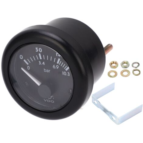 Jauge de Pression d'Huile Moteur Diesel 2in avec Détection Pression Carburant 8‑32V pour Générateur Auto