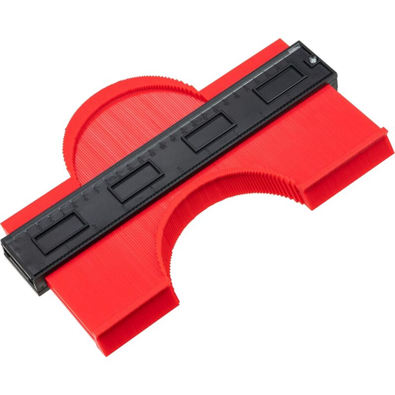 Jauge de profil de contour Duplicateur de forme de jauge en plastique 10 pouces Règle Master Contour Jauge Multifonctionnel Forme Duplicateur Mesure