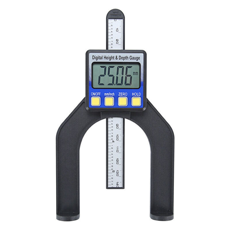 Jauge de Profondeur électronique numérique, Mini-jauge de Hauteur, jauge de Profondeur, 0 à 80 mm, écran d'affichage numérique à Grande échelle,