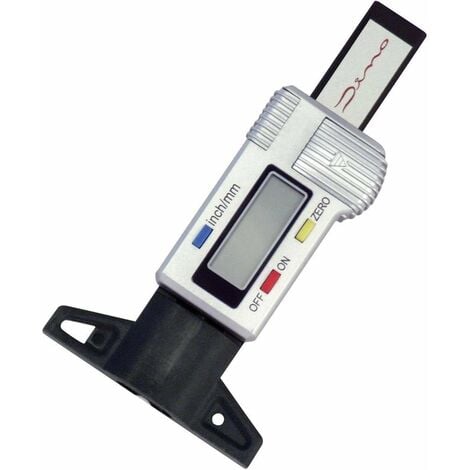 VEUWOLM Jauges de Profondeur Pneus Numerique, Profondeur Numérique des Pneus  Gauge, Jauge de Profondeur Numérique de Pneu Jauge Caliper avec Écran LCD  pour Voitures, Motos, 0-25.4mm, Argent : : Auto et Moto