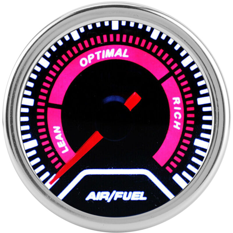 Start - Jauge de rapport air/carburant à led 52 mm/2 pouces pour toutes les voitures 12 v avec capteur d'oxygène à bande étroite