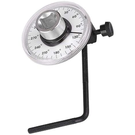 Jauge de serrage angulaire 1/2'' – Graduation 0 à 360° – Acier Chrome Vanadium – Poignée réglable pour serrage précis – Beast