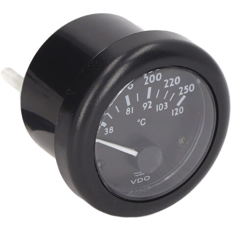 Jauge de température d'eau 2" haute précision pour groupe électrogène diesel, étanche, 12V
