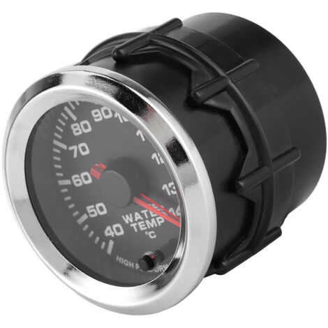 Jauge de température d'eau universelle 52mm, affichage LED 7 couleurs, capteur inclus, 12V, plage 40-140℃