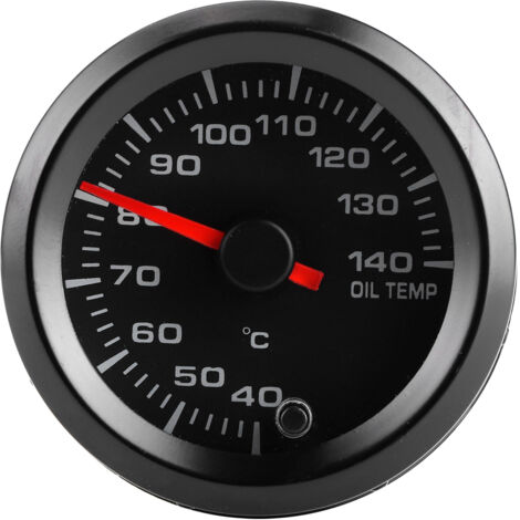 Jauge de température d'huile 2 en 1 12 V, plage 40-140 ℃, écran à rétroéclairage 7 couleurs avec capteur, universelle pour voiture