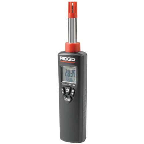 Jauge de température/d'humidité micro HM-100 Ridgid