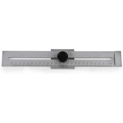 Jauge de trait de précision 250 mm, outil de traçage, jauge de marquage pour marquage et délimitation précis des marques et des lignes auxiliaires