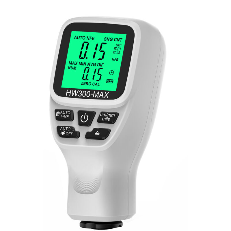 Lifcausal - Jauge d'épaisseur 0-2000UM Haute précision lcd Numérique Automobile Film Épaisseur Mètre Testeur d'épaisseur de revêtement de peinture de