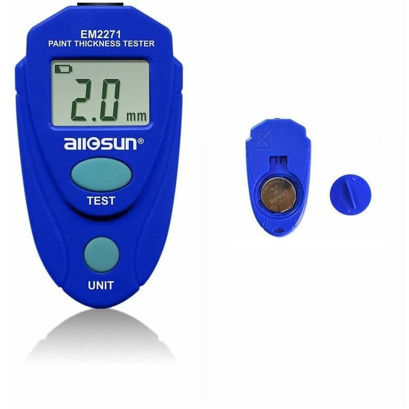 SNQ - jauge d'épaisseur compteur d'épaisseur de peinture compteur d'épaisseur de peinture pour outil automobile de voiture données d'étalonnage