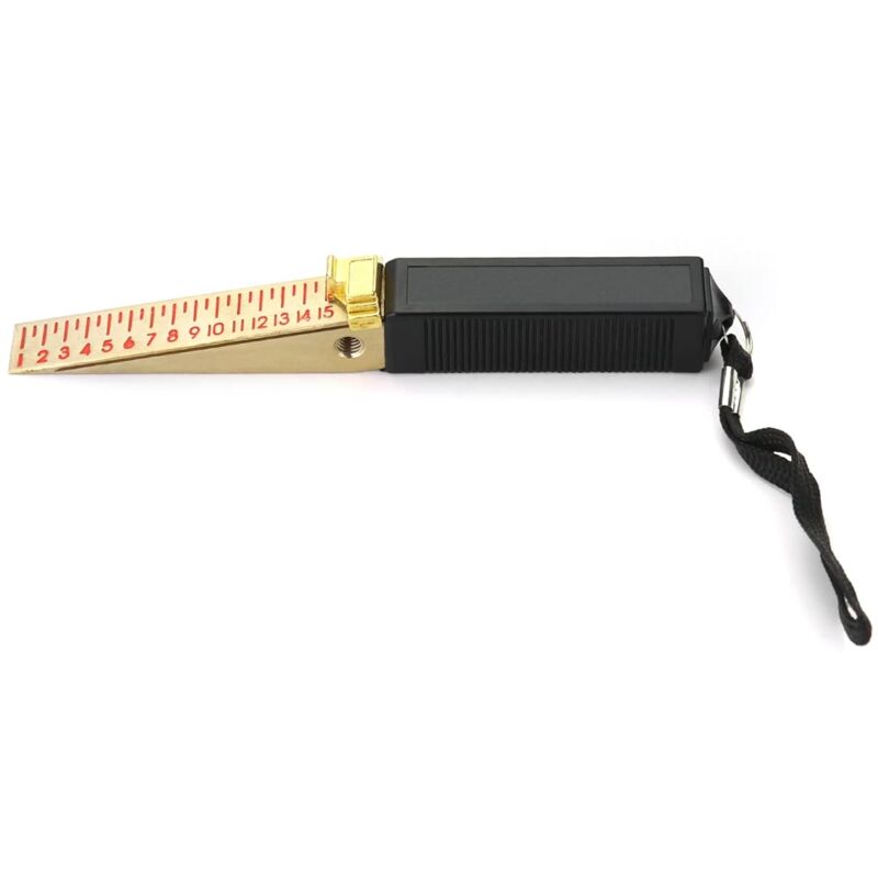 Jauge d'épaisseur de coin 1-15mm, jauge d'épaisseur de Vernier de coin, 0.5mm