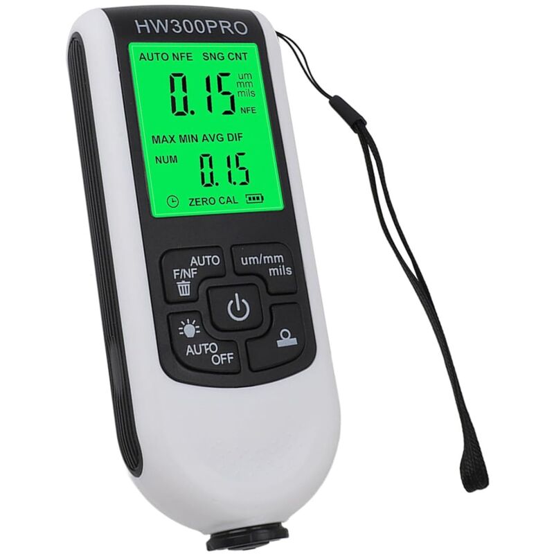 Shining House - Jauge D'épaisseur de Peinture de Haute Précision, Jauge de Profondeur de Peinture, Compteur D'épaisseur de Revêtement Antidérapant