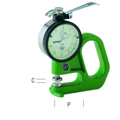 Jauge d'épaisseur de poche METRICA 43030 – 0 à 5 mm lecture 0,01 mm