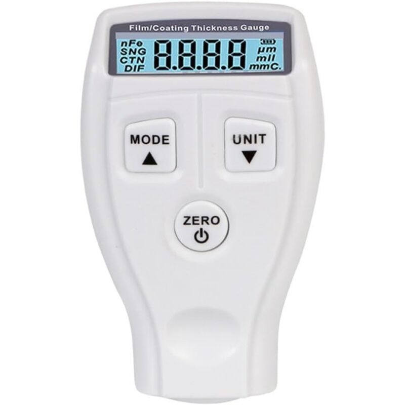 Jauge d'épaisseur de revêtement de peinture de voiture, testeur d'épaisseur de peinture de voiture, jauge d'épaisseur de revêtement numérique