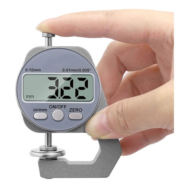 Jauge d'éPaisseur NuméRique, Jauge d'éPaisseur de MéTal, MèTre d'éPaisseur éLectronique, Plage de 0 à 10 Mm avec Affichage NuméRique LCD