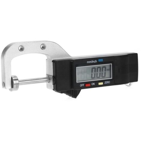 Jauge D'épaisseur Numérique LCD, Outil de Mesure 0 25 Mm avec Boîte de Rangement, pour Diverses Mesures de Matériaux