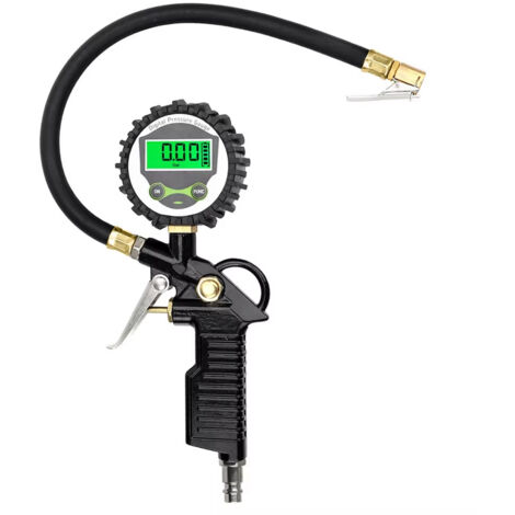 Jauge Digitale de Gonflage, Jauges de Pression des Pneusécran Écran LCD, Numérique Manomètre Pneu, Numérique Manomètre Haute Précis Pour Voiture Camion SUV Moto Vélo
