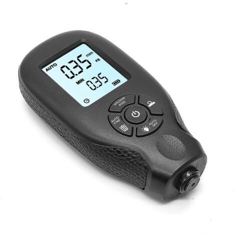 jauge D'paisseur De Revtement De Peinture De Voiture, Rtroclairage Portable, D'paisseur De Revtement Numrique Lcd Avec Feuilles D'talonnage Pour A