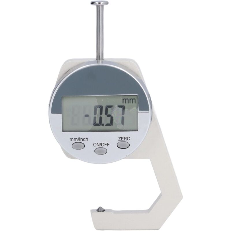 Aougo - Jauge d'épaisseur électronique numérique, outil de mesure Mini micromètre en métal mince de 0,01 mm