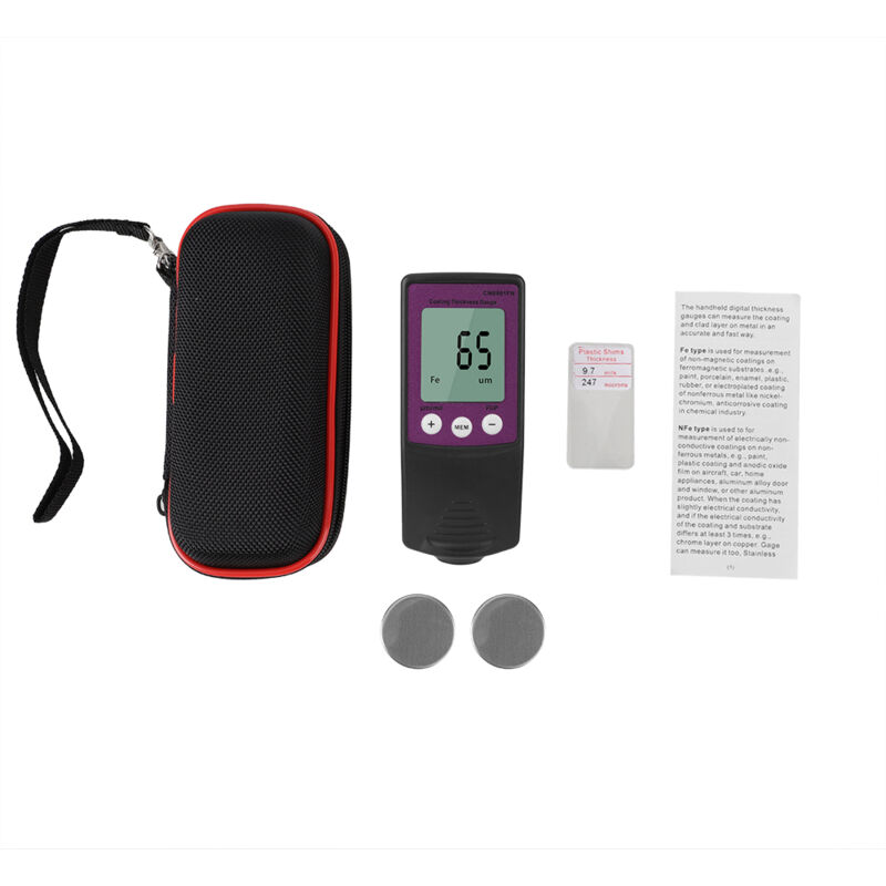 Jauge numérique d'épaisseur de revêtement CM8801FN, testeur de peinture de voiture (violet)
